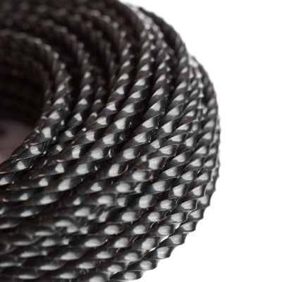 Леска Profline D 3,0 мм L 15 м (скрученный квадрат, черная), Patriot-Tehinstrument