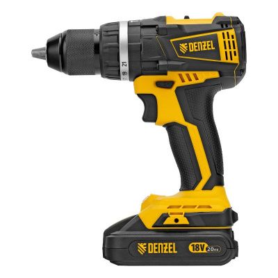Дрель-шуруповерт аккумуляторная ударная бесщет Denzel CIDB-IB-18-02-Tehinstrument