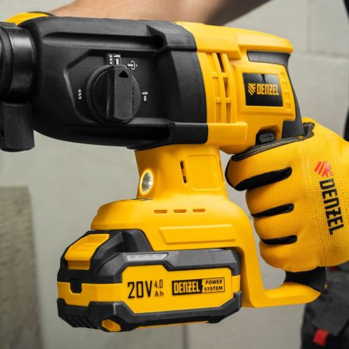 Бесщеточный аккумуляторный перфоратор Denzel RHH-BL-20-28, 3 Дж, Li-Ion, 20 В-Tehinstrument