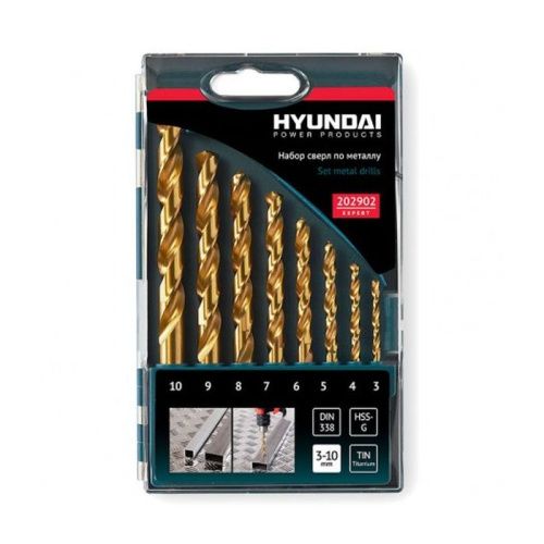 Наборы сверел по металлу набор /8 шт Hyundai-Tehinstrument
