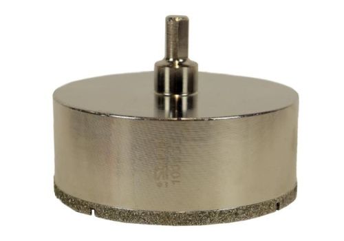 Коронка алмазная по керамограниту 100 х 70 мм,3гр. Хв., с центрир. Cверл.  Sturm-Tehinstrument