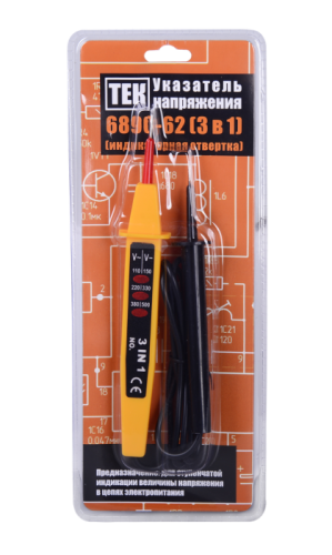 Тестер напряжения 6890-62 (3 в 1)-Tehinstrument