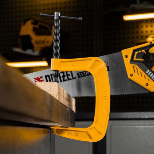 Струбцина G-образная, усиленная, 100 мм Denzel-Tehinstrument