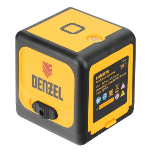 Лазерный уровень DQB-T, 30 м, зеленый луч, батарейки, штатив Denzel-Tehinstrument