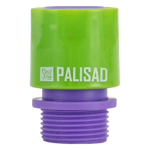 Соединитель пластмассовый, быстросъемный, внешняя резьба 3/4 Palisad-Tehinstrument