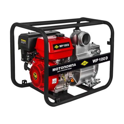 Мотопомпа бензиновая для грязной воды DDE WP 100 D-Tehinstrument