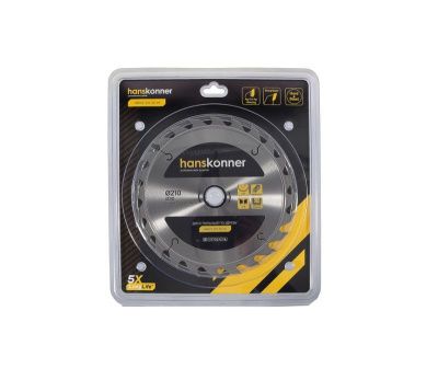 Пильный диск по дереву 210x30мм, 24 зубьев, Hanskonner-Tehinstrument