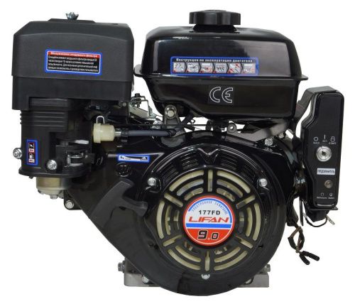 Двигатель Lifan 177FD, вал ?25мм, катушка 7 Ампер-Tehinstrument