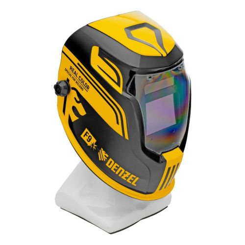 Щиток защитный лицевой (маска сварщика) F9, см. окно 100x60, Real Color, DIN 4-8/9-13// Denzel-Tehinstrument