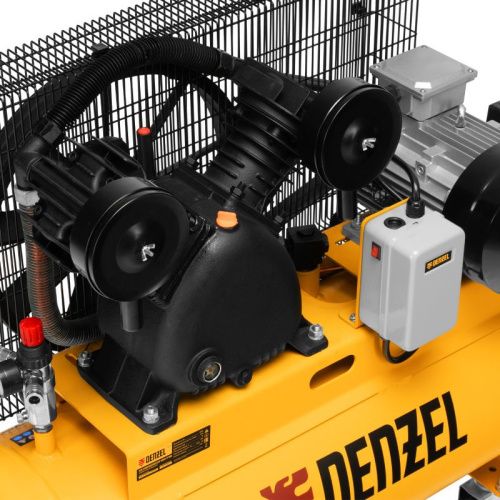 Компрессор воздушный ременной привод Denzel CV 4000-T/100-Tehinstrument