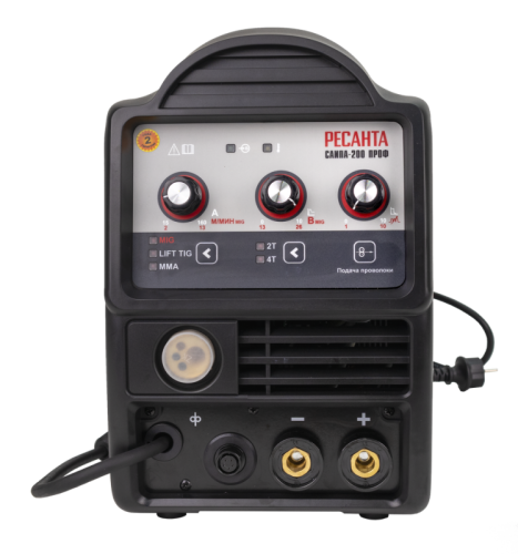Сварочный полуавтомат Ресанта САИПА-200 ПРОФ (MIG/MAG)-Tehinstrument