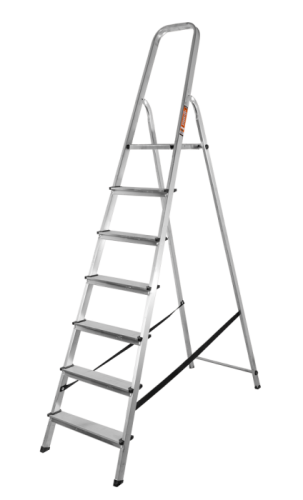 Стремянка алюминиевая ВИХРЬ СА 1х7-Tehinstrument