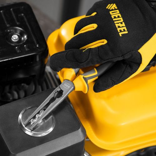 Длинногубцы прямые 205 мм, трехкомпонентные рукоятки Denzel-Tehinstrument