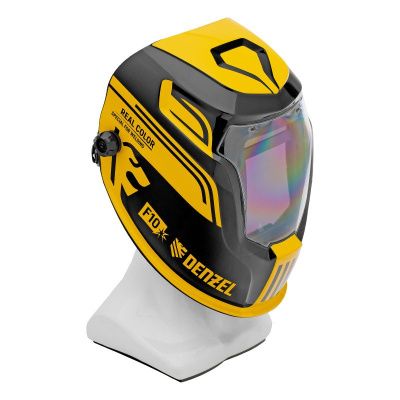 Щиток защитный лицевой (маска сварщика) F10, см. окно 100х96, Real Color, DIN 4-8/9-13 Denzel-Tehinstrument