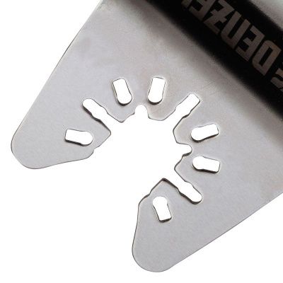Насадка для МФИ шабер полукруг, Inox, для снятия краски и др., ширина 50 мм, длина общая 74 мм, ступенчатый Denzel-Tehinstrument