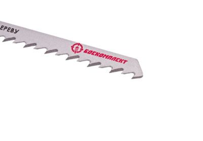 Пилки для лобзика по дереву T144D, 5 шт, 100х74мм, шаг зуба 4мм, быстрый прямой рез, HCS, БОЕКОМПЛЕКТ-Tehinstrument