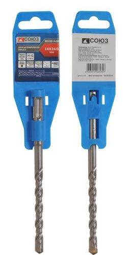 Бур SDS+ 14x260 мм с твердосплавной напайкой, СПИРАЛЬ S4 , Союз-Tehinstrument