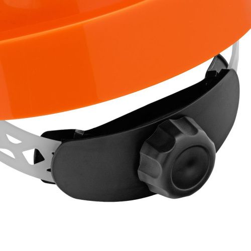 Каска защитная ударопрочная, ABS/PC, плавная регулировка, модель «Форвард» (К-05)оранж. Denzel-Tehinstrument