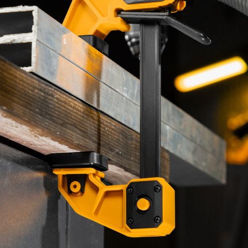 Струбцина F-образная, быстрозажимная, 150 х 80 мм, усиленный нейлоновый корпус Denzel-Tehinstrument