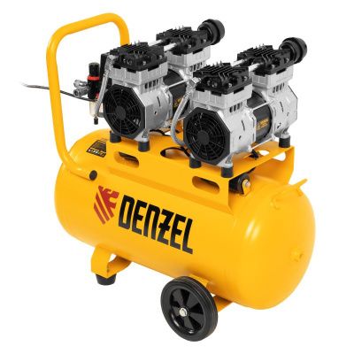 Компрессор безмасляный, малошумный Denzel DLS 1500/50-Tehinstrument