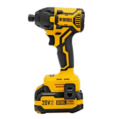 Бесщеточный аккумуляторный ударный винтоверт Denzel CIDH-BL-20-270, Li-Ion, 20 В-Tehinstrument