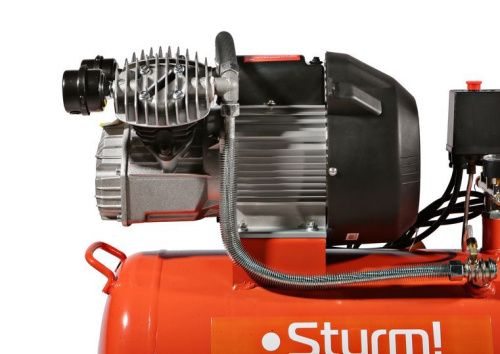 Компрессор воздушный масляный  Sturm AC9323, 2,4кВт, 410л/мин, ресивер 50л, прямой привод-Tehinstrument
