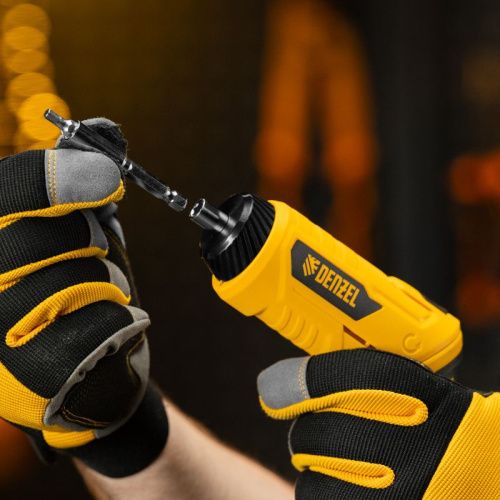 Отвертка аккумуляторная Denzel CSH-3.6, 54 биты, Li-Ion, 3,6 В-Tehinstrument