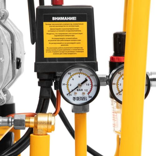 Компрессор безмасляный, малошумный Denzel DLS 2200/50-Tehinstrument