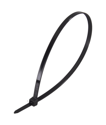 Хомуты нейлоновые (стяжки) черные 100 шт. Вихрь 4,8*300 Ч-Tehinstrument