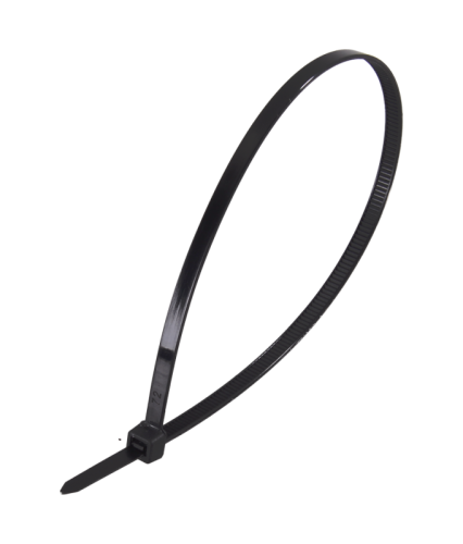 Хомуты нейлоновые (стяжки) черные 100 шт. Вихрь 4,8*300 Ч-Tehinstrument