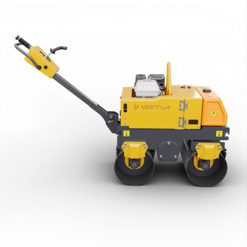 Виброкаток ручной двухвальцовый Vektor VRDR-800-Tehinstrument