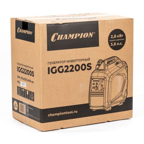 Бензиновый генератор CHAMPION IGG2200S-Tehinstrument