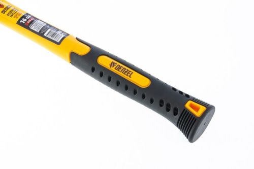 Киянка резиновая, 16 oz, белая резина, фибергласовая рукоятка Denzel-Tehinstrument