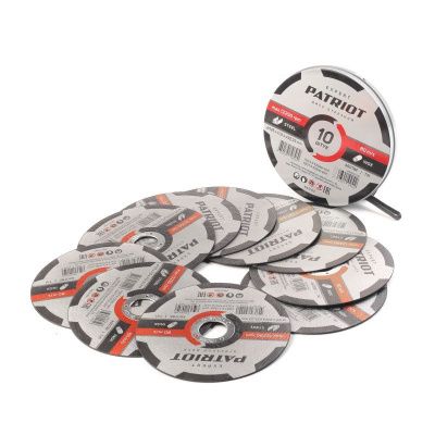 Диск абразивный отрезной по металлу (125x1.0x22.23 мм), PATRIOT-Tehinstrument