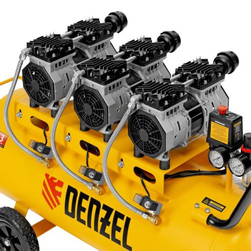 Компрессор безмасляный, малошумный Denzel DLS 1800/100-Tehinstrument