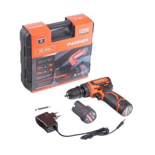 Дрель-шуруповерт аккумуляторная Patriot BR 369Li-Tehinstrument