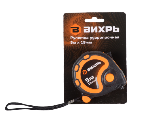 Рулетка ВИХРЬ 5м х 19мм-Tehinstrument