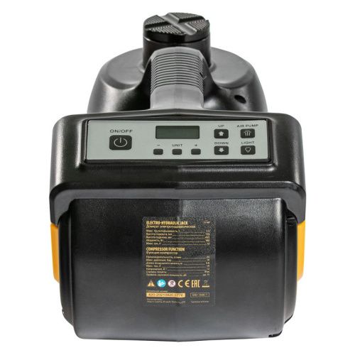 Домкрат электрогидравлический «3 в 1» (1,5 т), 12В, с гайковертом электрическим, в наборе  Denzel-Tehinstrument