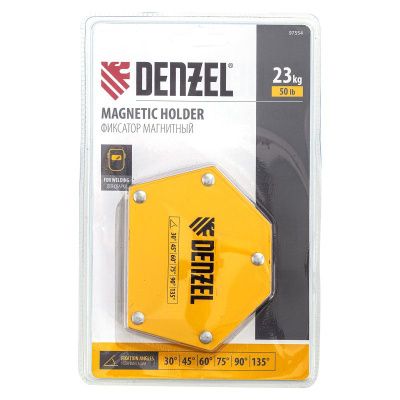 Фиксатор магнитный для сварочных работ усилие 50 LB, 30х45х60х75х90х135 град. Denzel-Tehinstrument