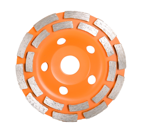 Чашка алмазная зачистная, 125 мм, двухрядная Вихрь-Tehinstrument