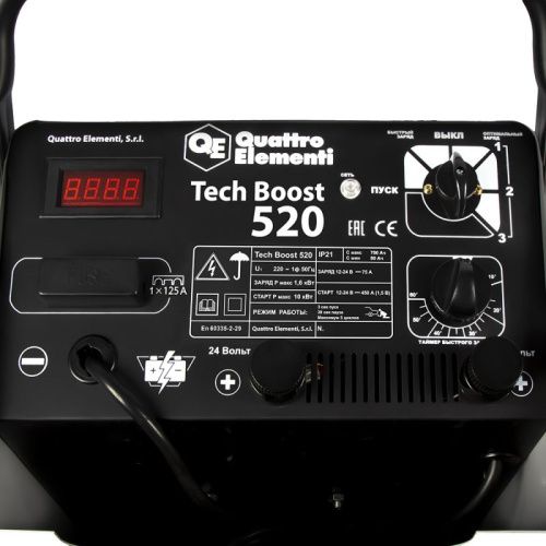 Пуско-зарядное устройство QUATTRO ELEMENTI Tech Boost 520-Tehinstrument