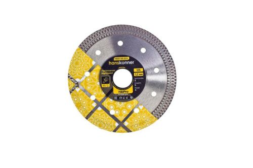 Алмазный диск 125x22,23x1,2 мм Y-тип tilepro Hanskonner-Tehinstrument
