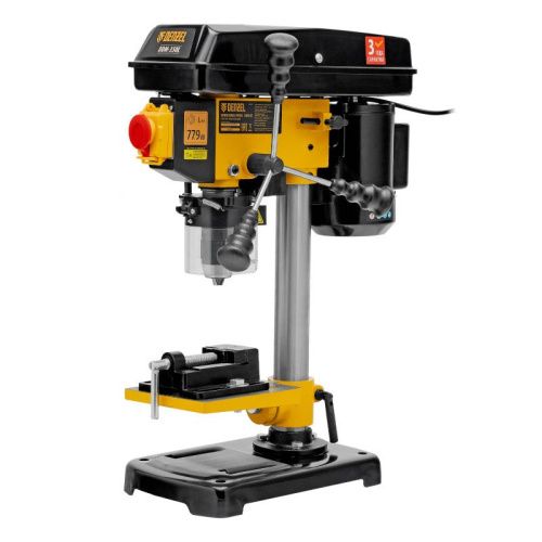 Станок сверлильный DDM-350L, 350 Вт, 13 мм, 5 ск., лазер, настольный Denzel-Tehinstrument