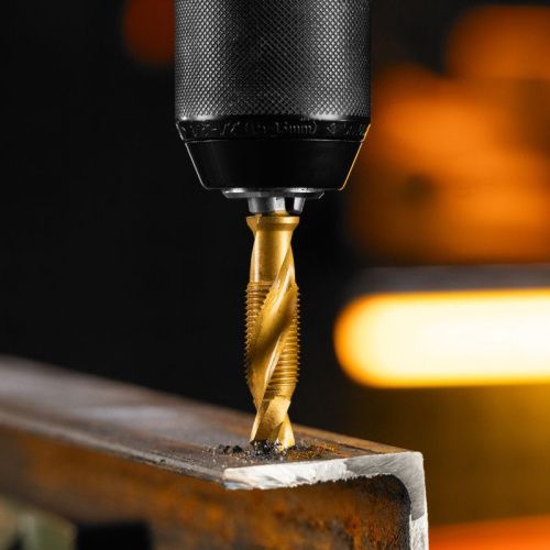 Сверло-метчик М12 х 1,25 мм, Р6М5// Denzel-Tehinstrument