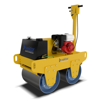 Виброкаток ручной двухвальцовый Vektor VRDR-600-Tehinstrument