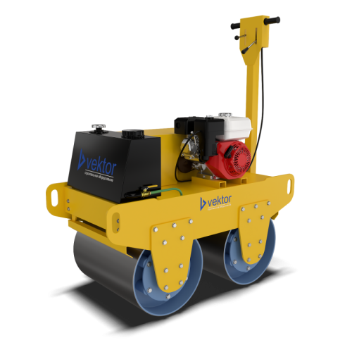 Виброкаток ручной двухвальцовый Vektor VRDR-600-Tehinstrument