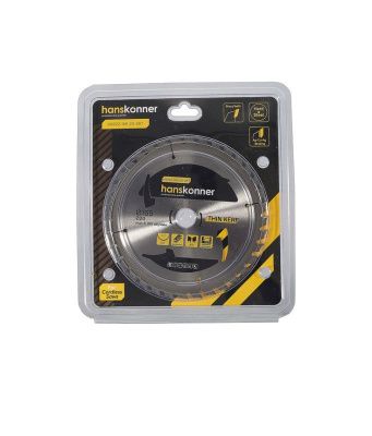 Пильный диск по дереву THIN KERF 165x20 мм, 36 зубьев, Hanskonner-Tehinstrument