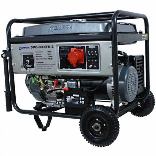 Бензиновый генератор Demark DMG 8800FE-3 (электростанция Демарк 8800-3)-Tehinstrument