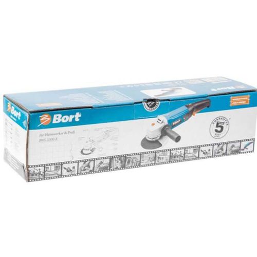 Угловая шлифовальная машина Bort BWS-1000-R (болгарка Борт 1000р), 98296631-Tehinstrument