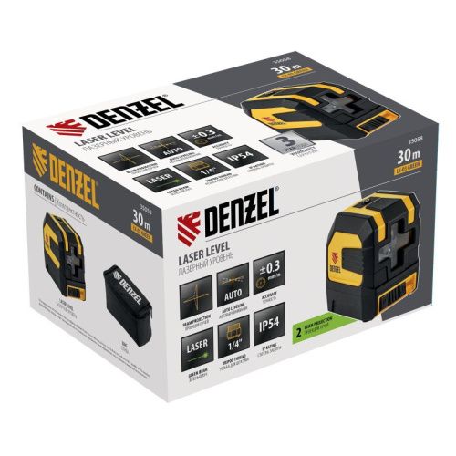Лазерный уровень Denzel LX 03 Green-Tehinstrument